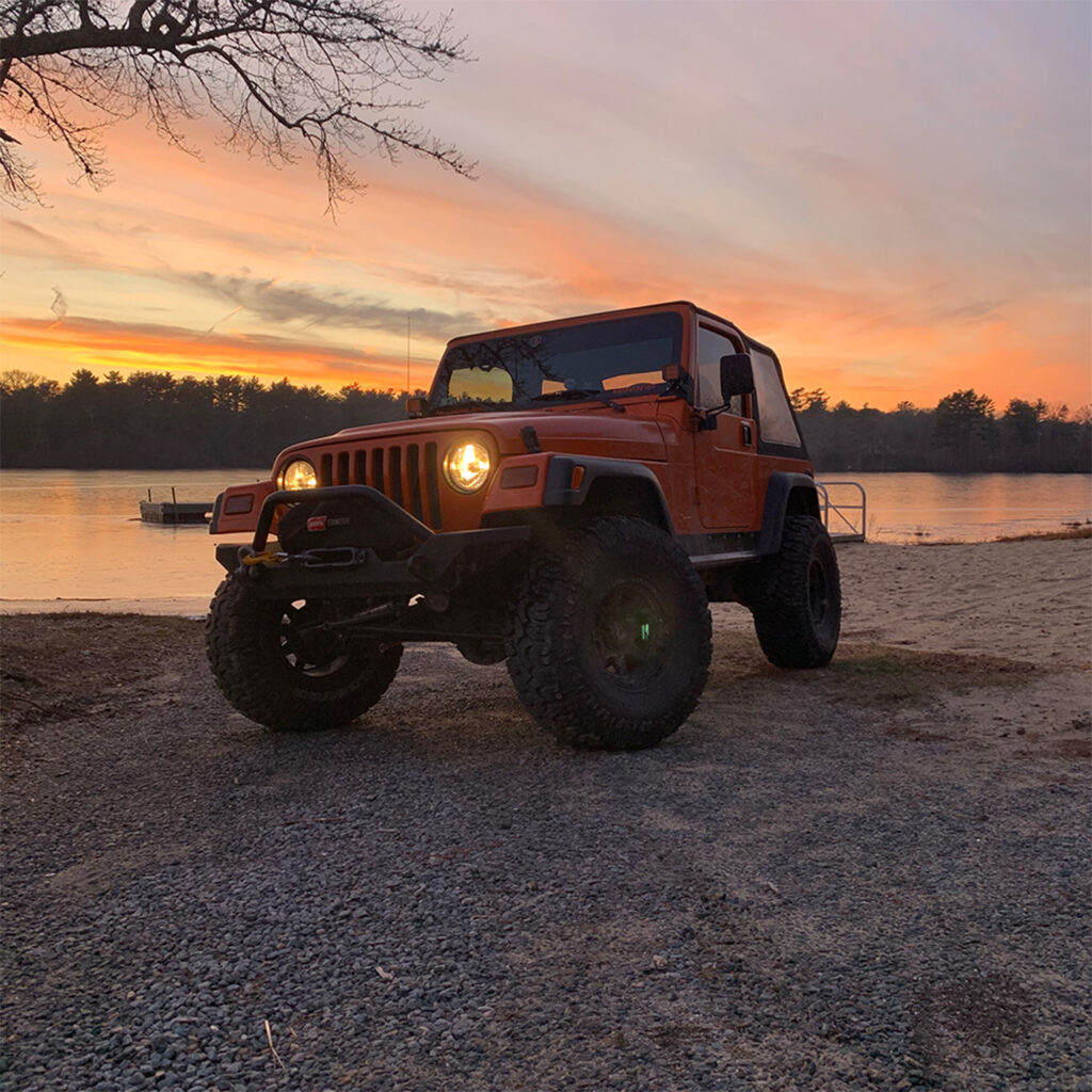 Jeep TJ Sunset